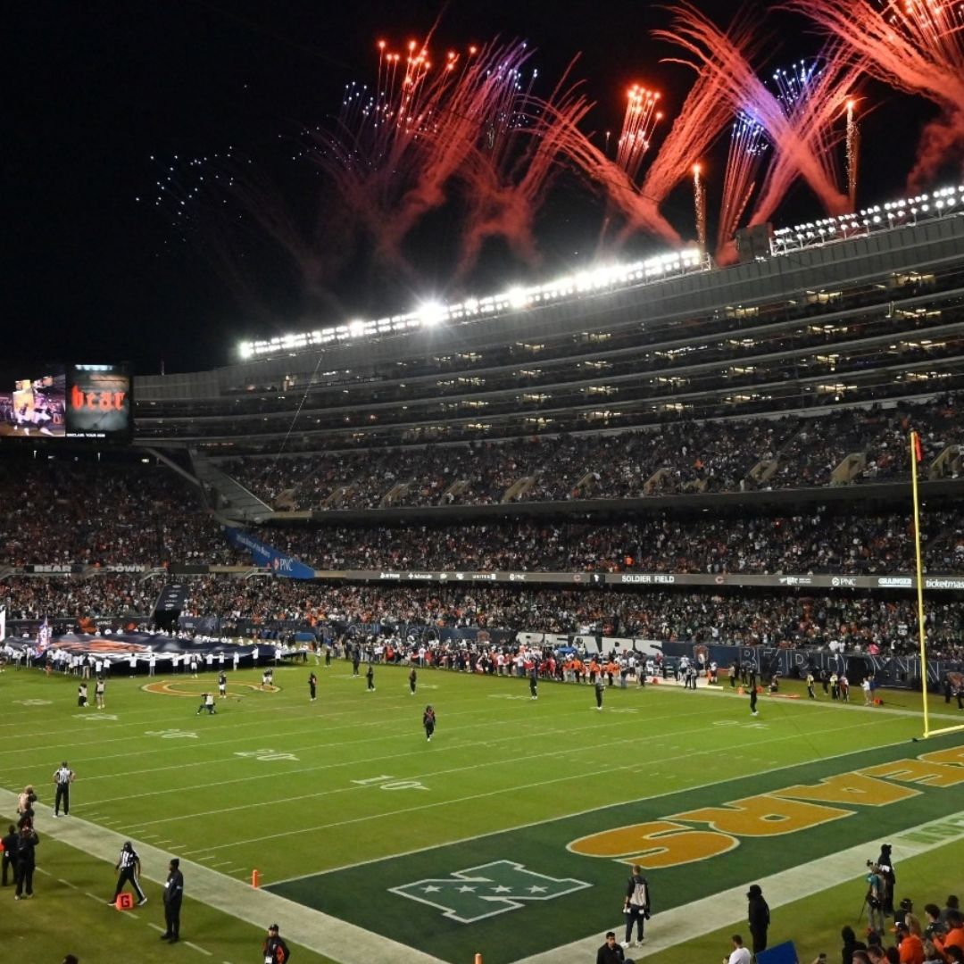 Philadelphia Eagles y Chicago Bears en el Soldier Field